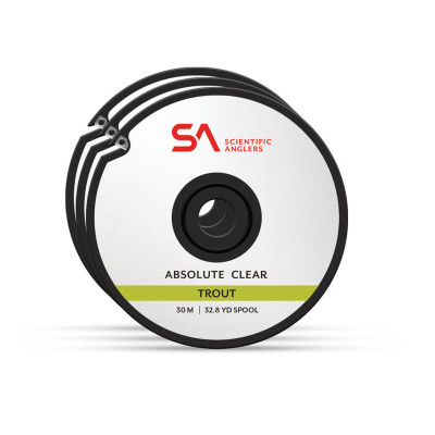 Scientific Anglers Absolute Trout Clear Tippet Assortment 2X 3X 4X 4X 5X 6X Clear
