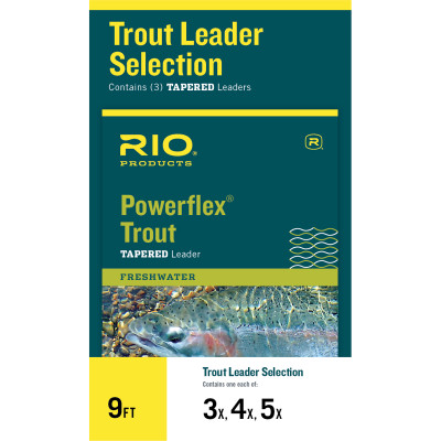RIO Powerflex Trout Selection Leaders 3 Pack
