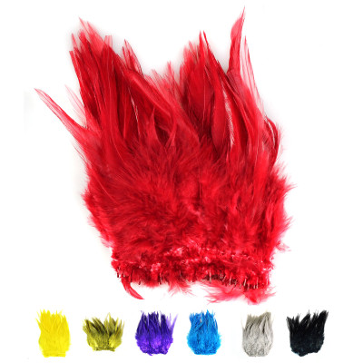 Hareline Dyed Strung Chinese Saddle Hackle