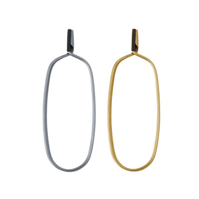 Dr. Slick Hackle Pliers with Rubber Tubing Brass Stainless Steel Non Rotary