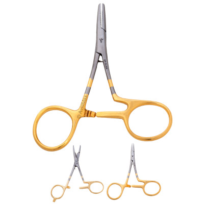 Dr. Slick Twisted Loop Clamp Forceps Straight Jaw Tool