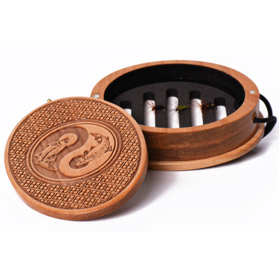 Zen Tenkara Hand Crafted Wooden Fly Box Pocket Size or Lanyard Compatible