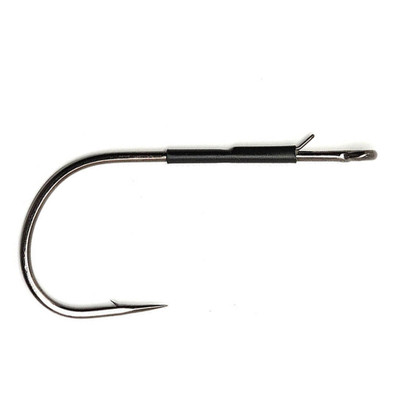 Gamakatsu Heavy Cover Worm Hook with Wire Keeper - NS Black