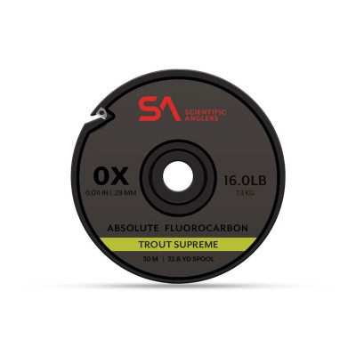 Scientific Anglers Absolute Fluorocarbon Trout Supreme Tippet 30M Spools Scientific Anglers Absolute Fluorocarbon Trout Supreme Tippet 30M Spools