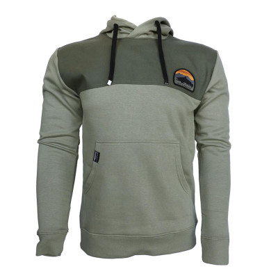 RepYourWater Recycled Saddleback Hooded Sweatshirt Backcountry Trout Patch