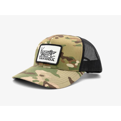 Yakoda Supply Hopper Patch Multicam Hat - Black Multicam