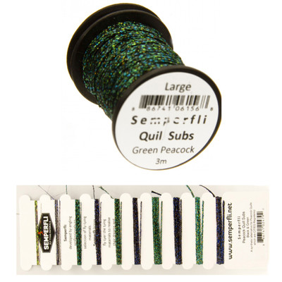 Semperfli Peacock Quill Subs