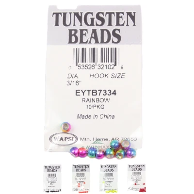 Wapsi Tungsten Painted Bomb Beads (10 pk)