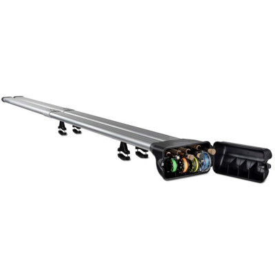 RiverSmith River Quiver 4 Banger EXTENDED 11 ft 4 in Silver Rooftop Fly rod Rack