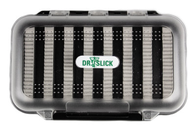 Dr. Slick Shatter Proof DeWitt Plastic Fly Box Ripple Foam Insert Medium