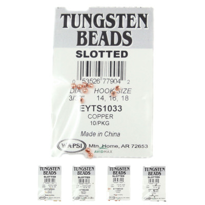 Wapsi Tungsten Slotted Beads