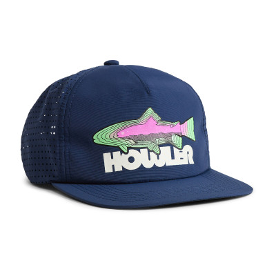 Howler Brothers Aperture Tech Strapback Howler Trucha Navy
