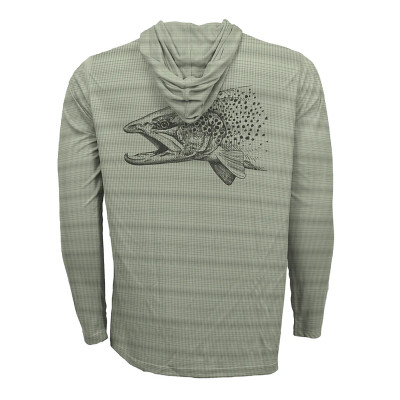 RepYourWater Hooded Sun Shirt Flolite Predator