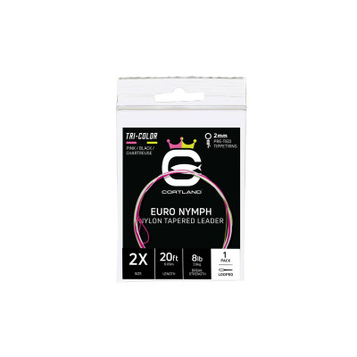 Cortland Euro Nymph Tapered Leader - 1PK Leaders