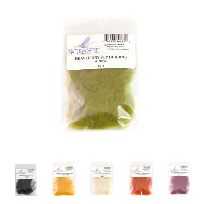 Nature's Spirit Beaver Dry Fly Dubbing