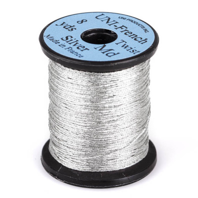 UNI Silver French Twist Tinsel Spool