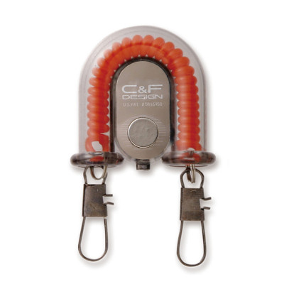 C&F Design CFA-70WF/OR 2-in-1 Retractor with Fly Catcher Orange