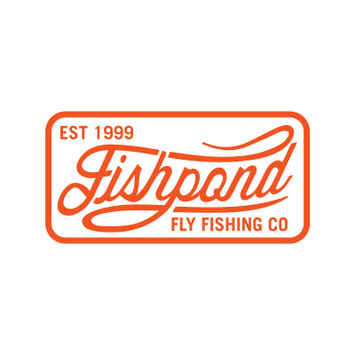 Fishpond Thermal Die Cut Sticker Heritage 9.5 in Orange