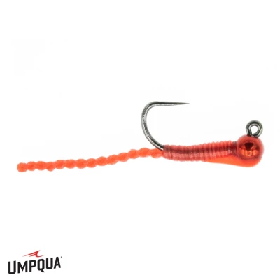 Twisted Worm Smitherman Fly Red