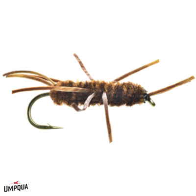 Rubberlegs Fly Dark Brown Brown