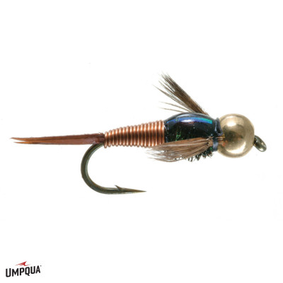 Copper John Barr's Gold Bead Fly | Green Copper John Barr's Gold Bead Fly | Green