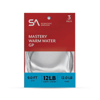 SA Mastery Warm Water Gp Leaders 9' 3-Pack