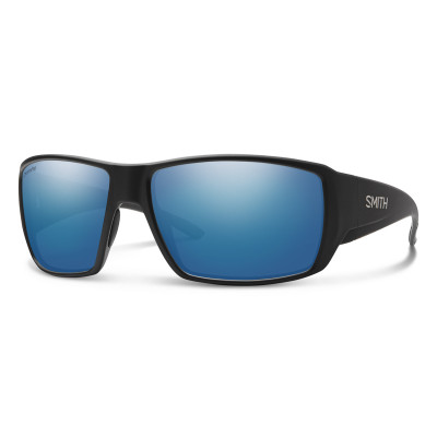 Smith Optics Guide's Choice Matte Black Blue Mirror Glass Polarized