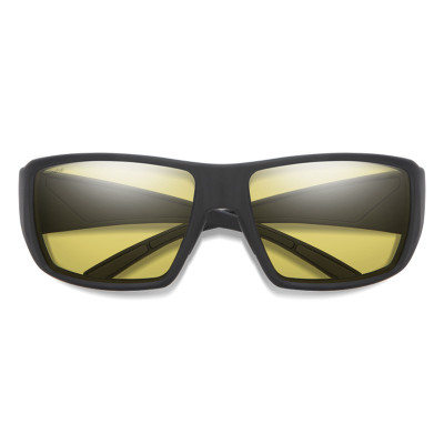Smith Optics Guide's Choice Matte Black Low Light Yellow Glass Polarized