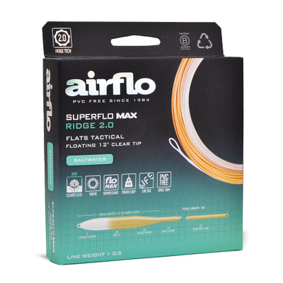 Airflo Superflo Max Ridge 2.0 Flats Tactical Taper 12 ft Clear Tip
