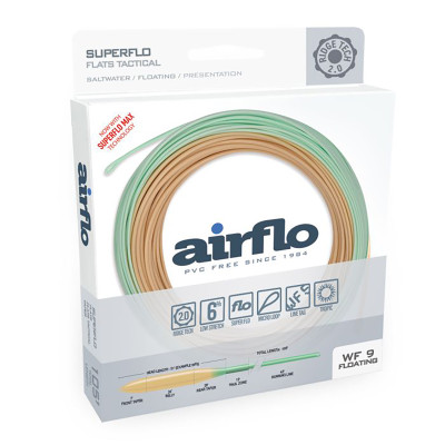 Airflo Superflo Max Ridge 2.0 Flats Power Taper Sea Grass Aqua