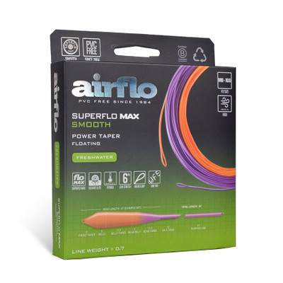 Airflo Superflo Max Power Taper Fly Line Sunburst/Purple