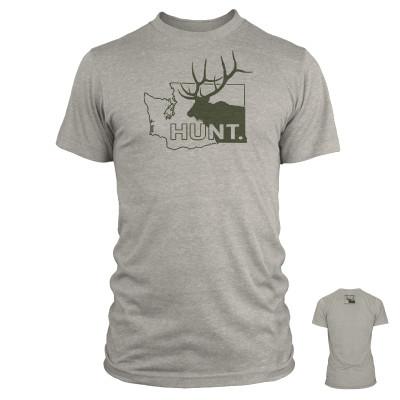 RepYourWater Hunt. Washington Elk T-Shirt