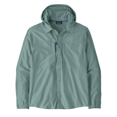 Patagonia Men's River Rambler Hybrid Sun Hoody Blue Sage