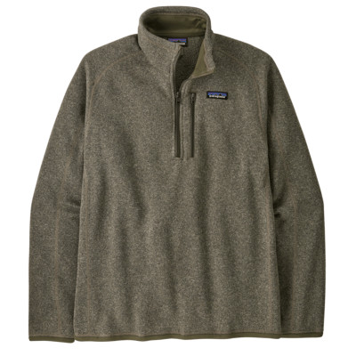 Patagonia Men's Better Sweater 1/4 Zip Pullover River Rock Green