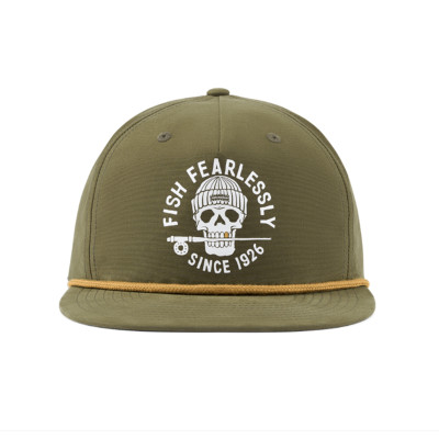 Grundens DeadStick Rope Trucker Hat Loden