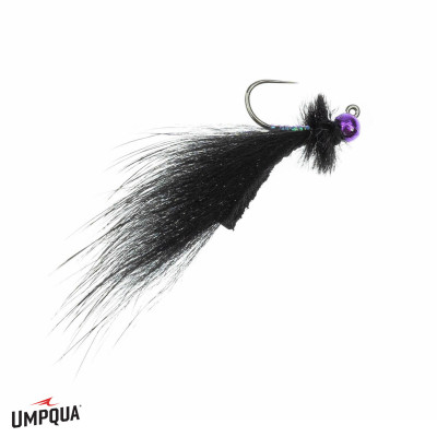 Mini Leech Jig Radiant Fly Black / Purple