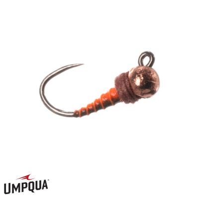 Jig Sticker Fly Fl. Orange / Brown