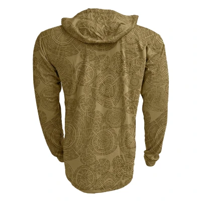 RepYourWater Hooded Sun Shirt Merino Breeze Tree Rings