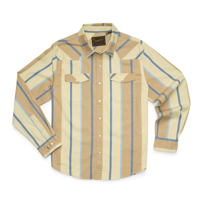 Howler Brothers High Rider Driver Stripe Shirt Terra