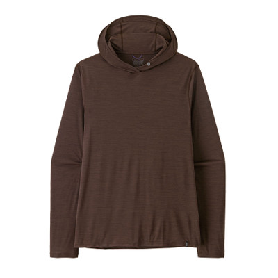 Patagonia Men's Capilene Cool Ultra Hoody Den Brown Berm Brown X-Dye