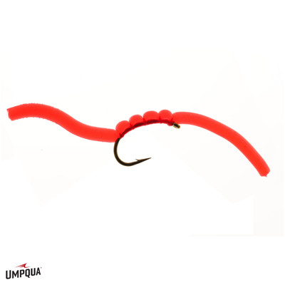 Squirmy Wormie Fly Red