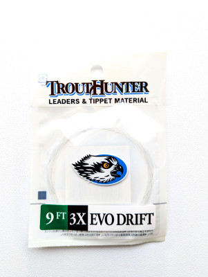 TroutHunter EVO Drift Leader 9 ft No Loop 3X