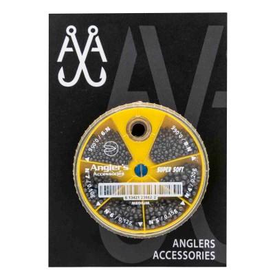 Anglers Accessories Mini Split Shot Assorted Lead Medium