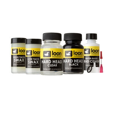 Loon Outdoors Bench Kit Fly Fishing High Low Swax Hard Heads Head Cement