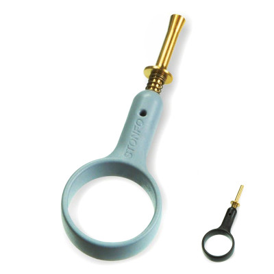Stonfo Elite Hackle Plier Push Button Fly Tying Material Holder Tool-Both Styles