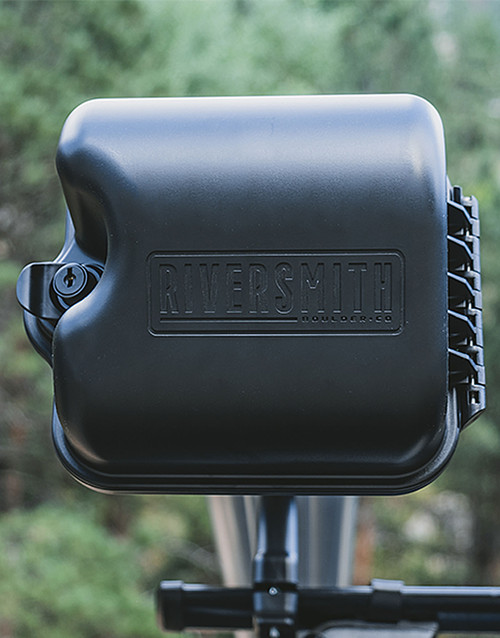 Rod Carrier River Quiver 2-Banger Fly Rod Roof Rack Silver