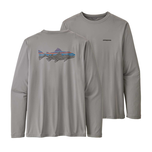 Patagonia Men's Long-Sleeved Capilene® Cool Daily Fish Graphic Shirt -  AvidMax