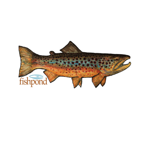 Fishpond Local Sticker- 6"
