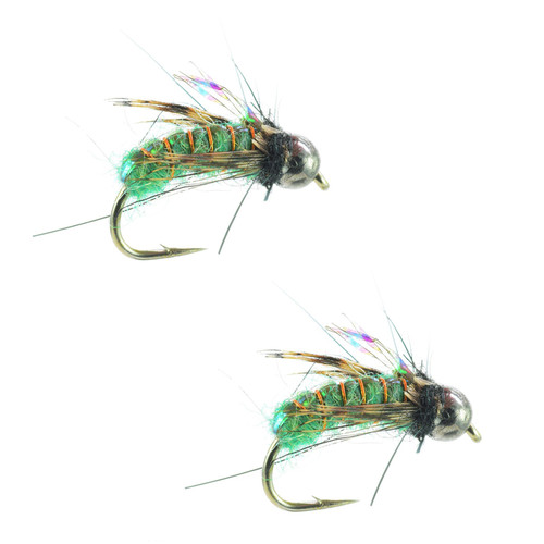 Umpqua Morrish Super Pupa Bright Green 2 Pack