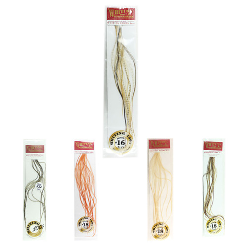 Whiting Farms Pro Grade Midge Saddle Fly Tying Feathers - AvidMax